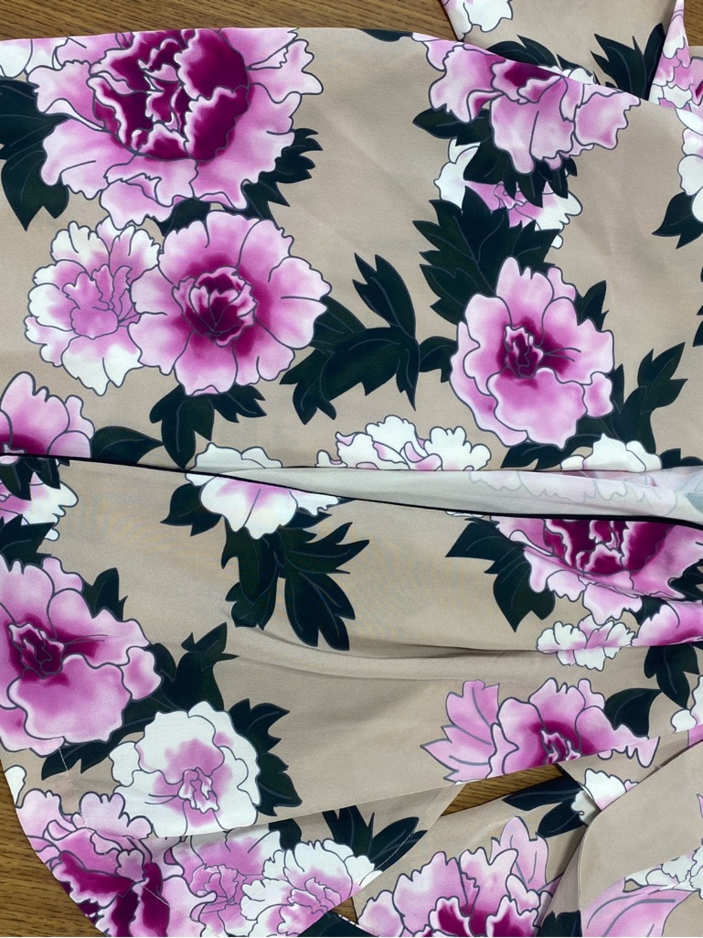 Fleur du Mal x Cofeteur Floral Silk Robe - Picture 6 of 11